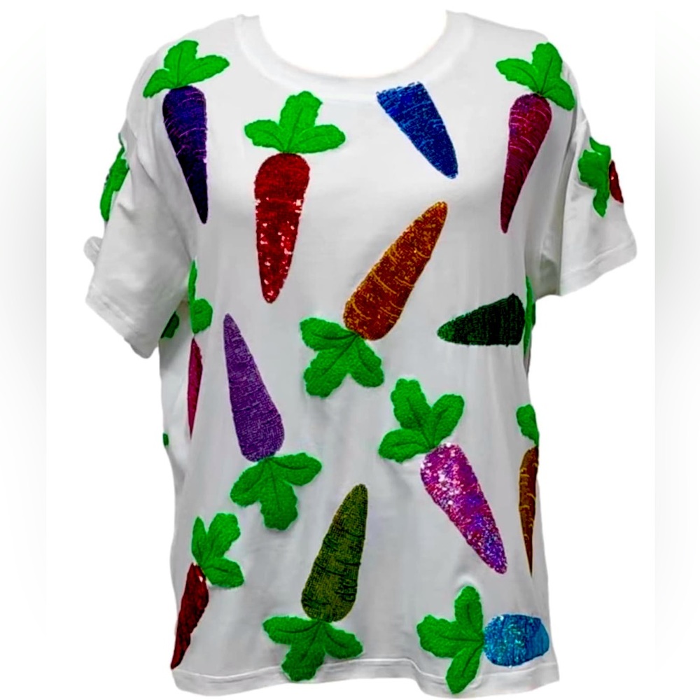Queen of Sparkles Carrot Tee